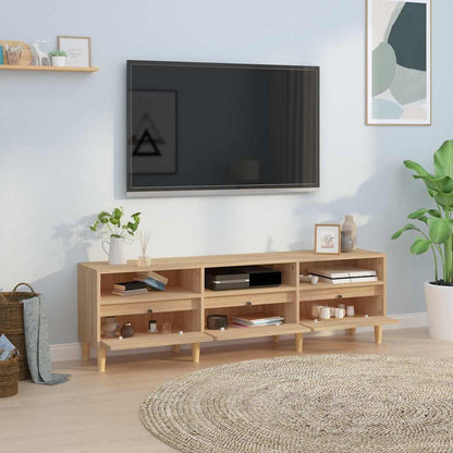 vidaXL TV Cabinet Sonoma Oak 150x30x44,5 cm Engineered Wood