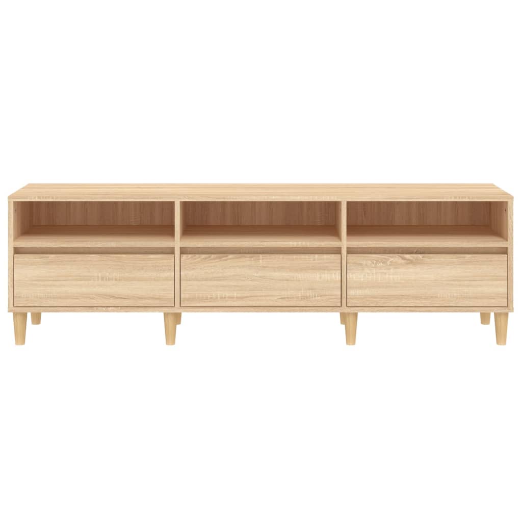 vidaXL TV Cabinet Sonoma Oak 150x30x44.5 cm Engineered Wood