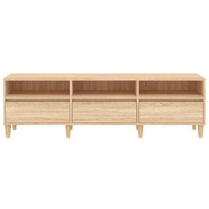 vidaXL TV Cabinet Sonoma Oak 150x30x44.5 cm Engineered Wood