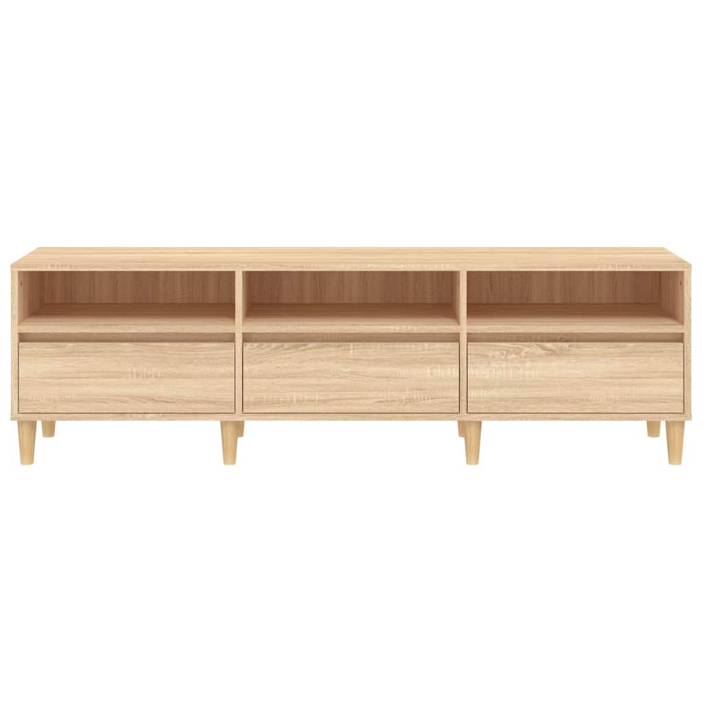 vidaXL TV Cabinet Sonoma Oak 150x30x44,5 cm Engineered Wood
