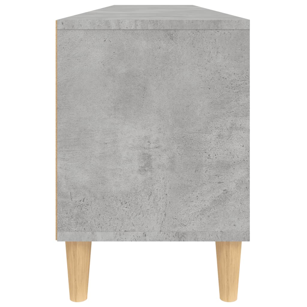 vidaXL TV Cabinet Concrete Grey 150x30x44.5 cm Engineered Wood