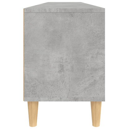 vidaXL TV Cabinet Concrete Grey 150x30x44.5 cm Engineered Wood