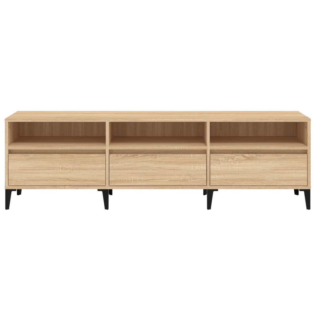 vidaXL TV Cabinet Sonoma Oak 150x30x44.5 cm Engineered Wood