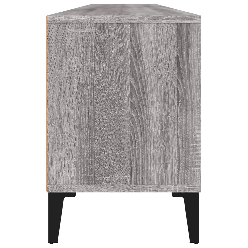 vidaXL TV Cabinet Grey Sonoma 150x30x44.5 cm Engineered Wood