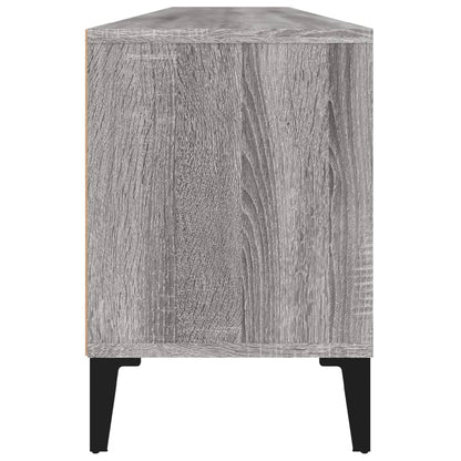 vidaXL TV Cabinet Grey Sonoma 150x30x44.5 cm Engineered Wood