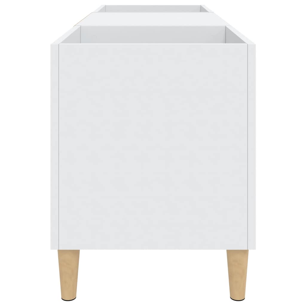 vidaXL Record Cabinet White 121x38x48 cm Engineered Wood