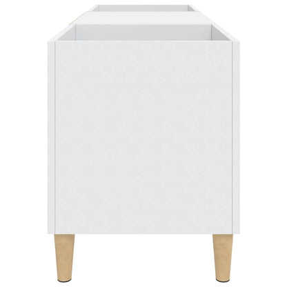 vidaXL Record Cabinet White 121x38x48 cm Engineered Wood