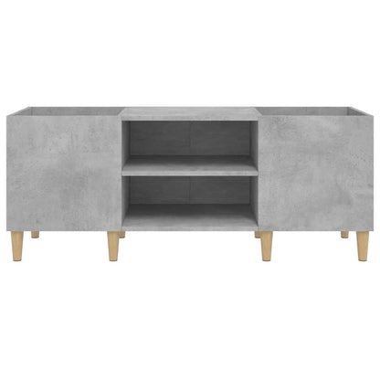 vidaXL Record Cabinet Concrete Grey 121x38x48 cm Engineered Wood