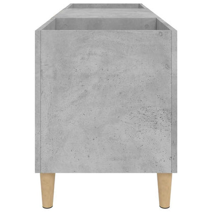 vidaXL Record Cabinet Concrete Grey 121x38x48 cm Engineered Wood