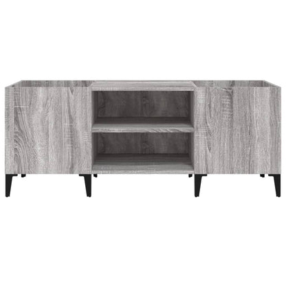 vidaXL Record Cabinet Grey Sonoma 121x38x48 cm Engineered Wood