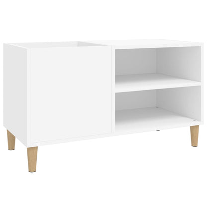 vidaXL Record Cabinet White 84,5x38x48 cm Engineered Wood