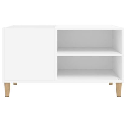 vidaXL Record Cabinet White 84,5x38x48 cm Engineered Wood