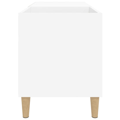 vidaXL Record Cabinet White 84,5x38x48 cm Engineered Wood
