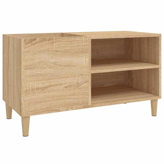 vidaXL Record Cabinet Sonoma Oak 84,5x38x48 cm Engineered Wood