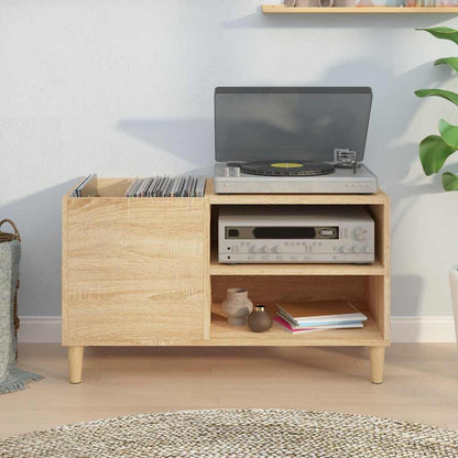 vidaXL Record Cabinet Sonoma Oak 84,5x38x48 cm Engineered Wood