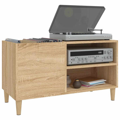 vidaXL Record Cabinet Sonoma Oak 84,5x38x48 cm Engineered Wood