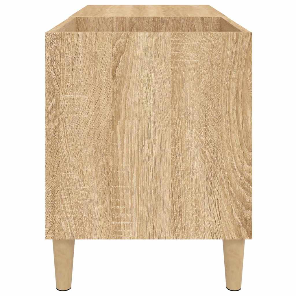 vidaXL Record Cabinet Sonoma Oak 84,5x38x48 cm Engineered Wood