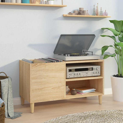 vidaXL Record Cabinet Sonoma Oak 84,5x38x48 cm Engineered Wood