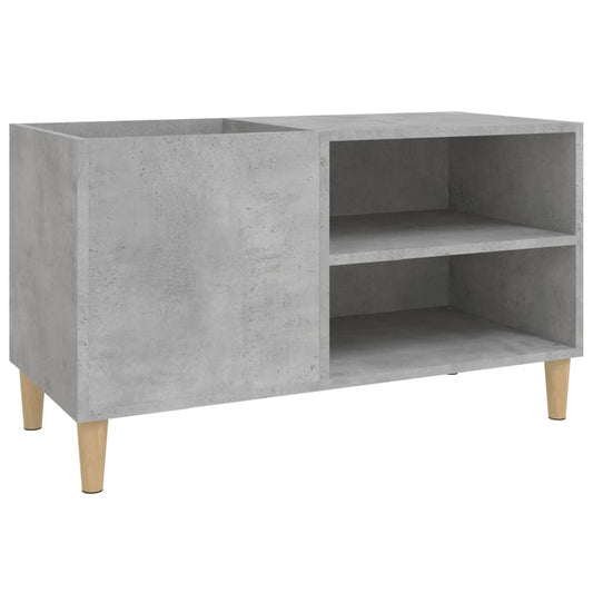 vidaXL Record Cabinet Concrete Grey 84,5x38x48 cm Engineered Wood