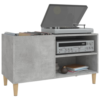 vidaXL Record Cabinet Concrete Grey 84,5x38x48 cm Engineered Wood