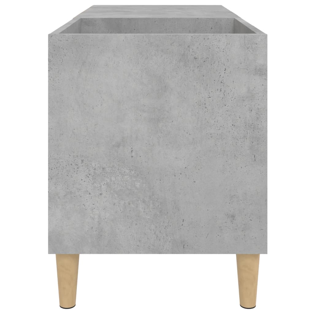 vidaXL Record Cabinet Concrete Grey 84,5x38x48 cm Engineered Wood
