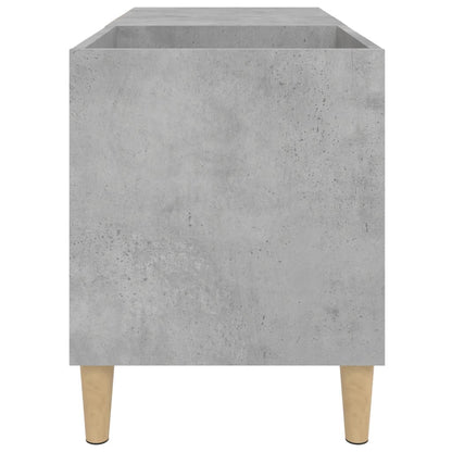 vidaXL Record Cabinet Concrete Grey 84,5x38x48 cm Engineered Wood