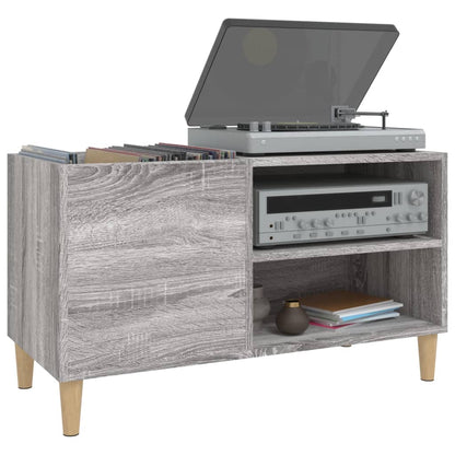 vidaXL Record Cabinet Grey Sonoma 84,5x38x48 cm Engineered Wood