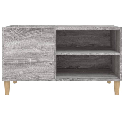 vidaXL Record Cabinet Grey Sonoma 84,5x38x48 cm Engineered Wood