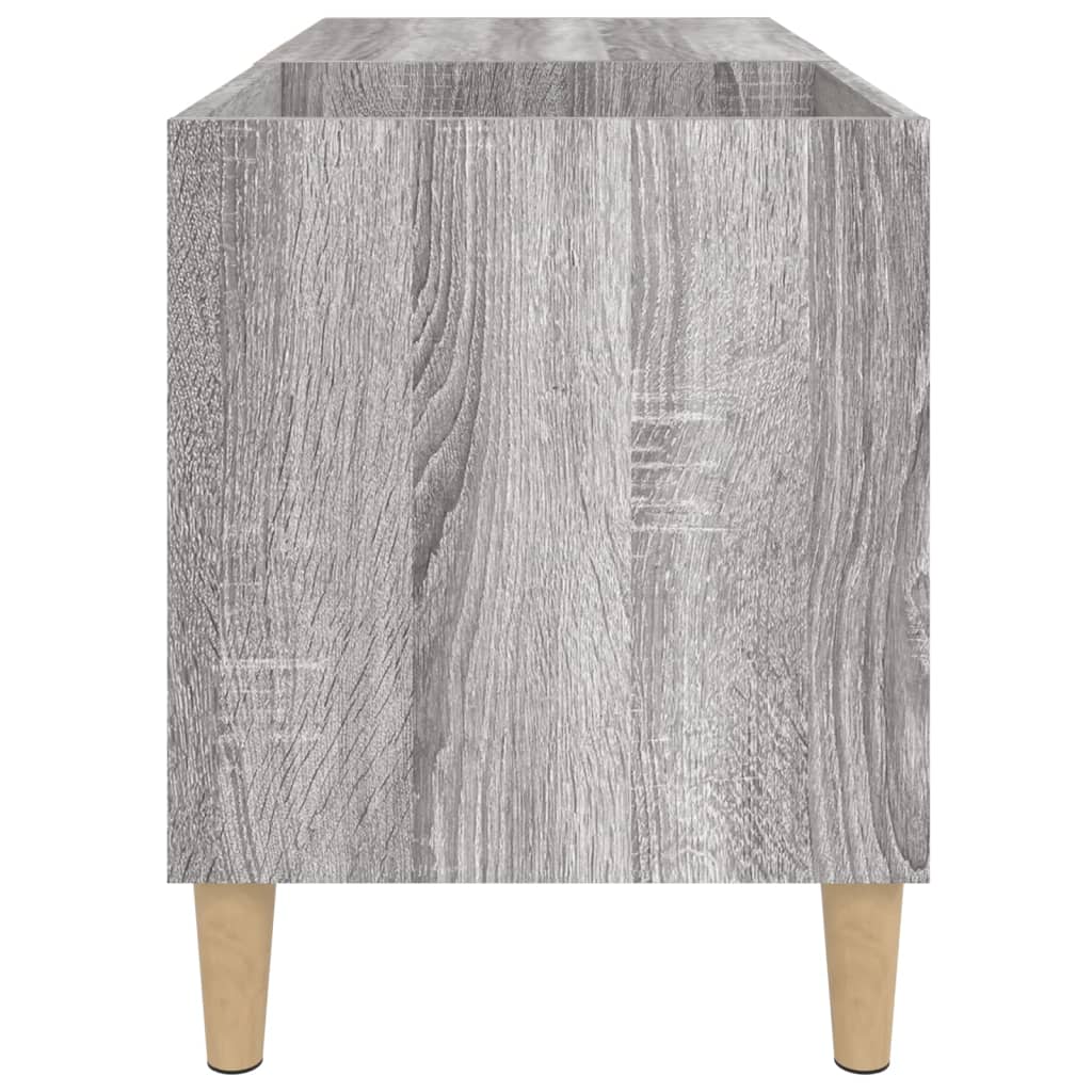 vidaXL Record Cabinet Grey Sonoma 84,5x38x48 cm Engineered Wood