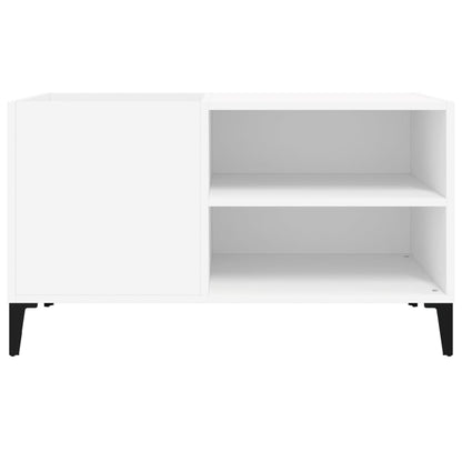 vidaXL Record Cabinet White 84.5x38x48 cm Engineered Wood