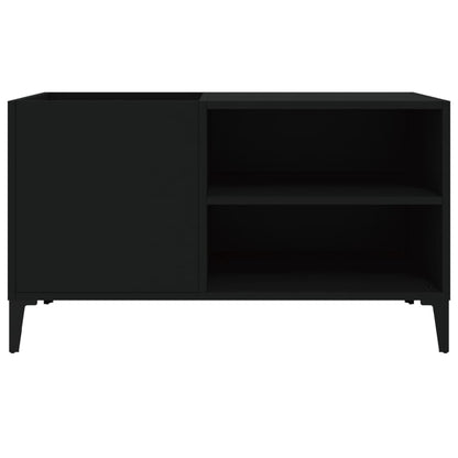 vidaXL Record Cabinet | Black | Engineered wood, metal | Medium | Record Cabinet