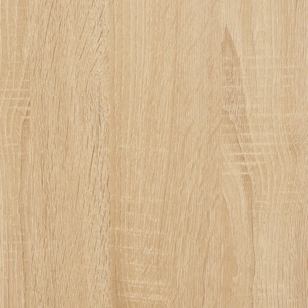 vidaXL Record Cabinet Sonoma Oak 84.5x38x48 cm Engineered Wood
