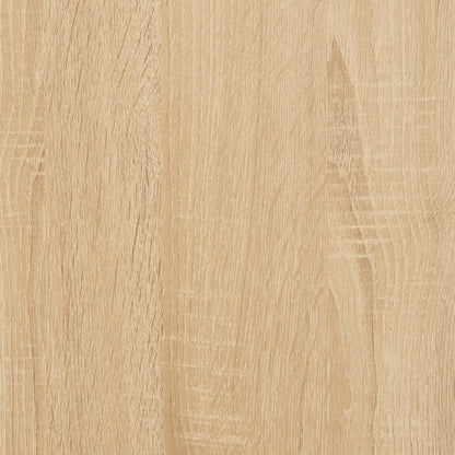 vidaXL Record Cabinet Sonoma Oak 84.5x38x48 cm Engineered Wood