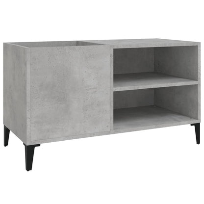 vidaXL Record Cabinet Concrete Grey 84.5x38x48 cm Engineered Wood