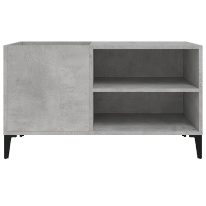 vidaXL Record Cabinet Concrete Grey 84.5x38x48 cm Engineered Wood