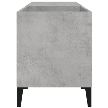vidaXL Record Cabinet Concrete Grey 84.5x38x48 cm Engineered Wood