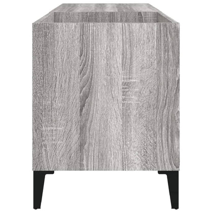 vidaXL Record Cabinet Grey Sonoma 84.5x38x48 cm Engineered Wood