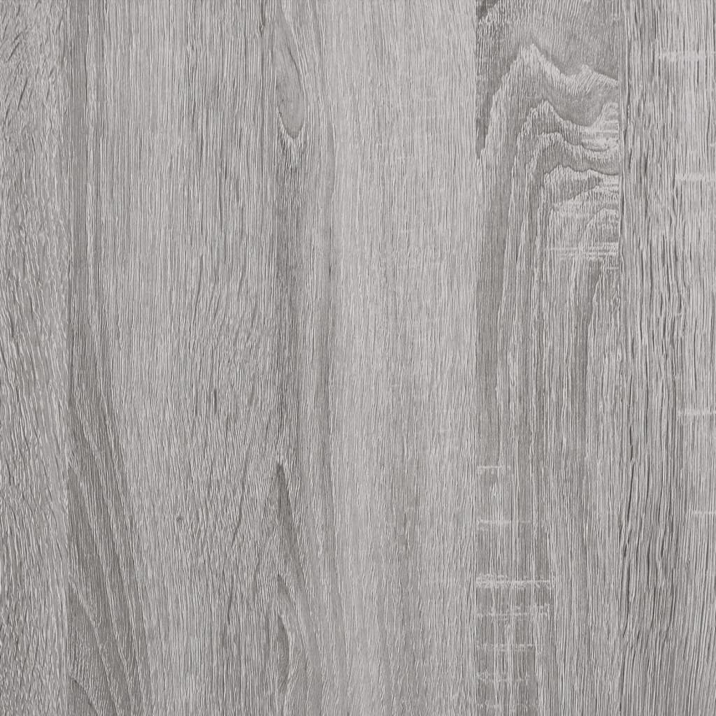 vidaXL Record Cabinet Grey Sonoma 84.5x38x48 cm Engineered Wood