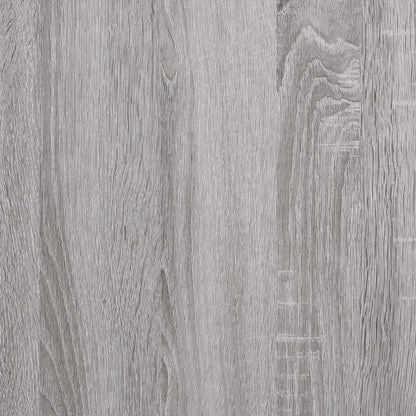 vidaXL Record Cabinet Grey Sonoma 84.5x38x48 cm Engineered Wood