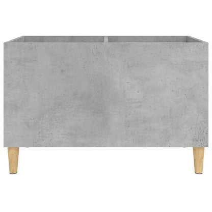 vidaXL Record Cabinet Concrete Grey 74.5x38x48 cm Engineered Wood
