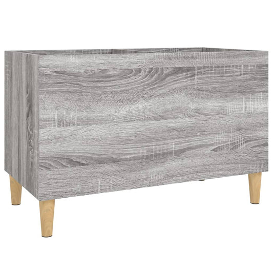 vidaXL Record Cabinet Grey Sonoma 74.5x38x48 cm Engineered Wood