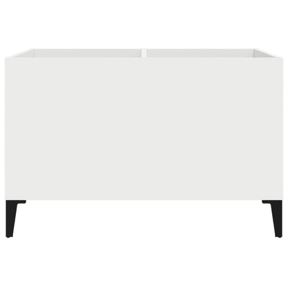 vidaXL Record Cabinet | White | Engineered wood, metal | Medium | Record Cabinet