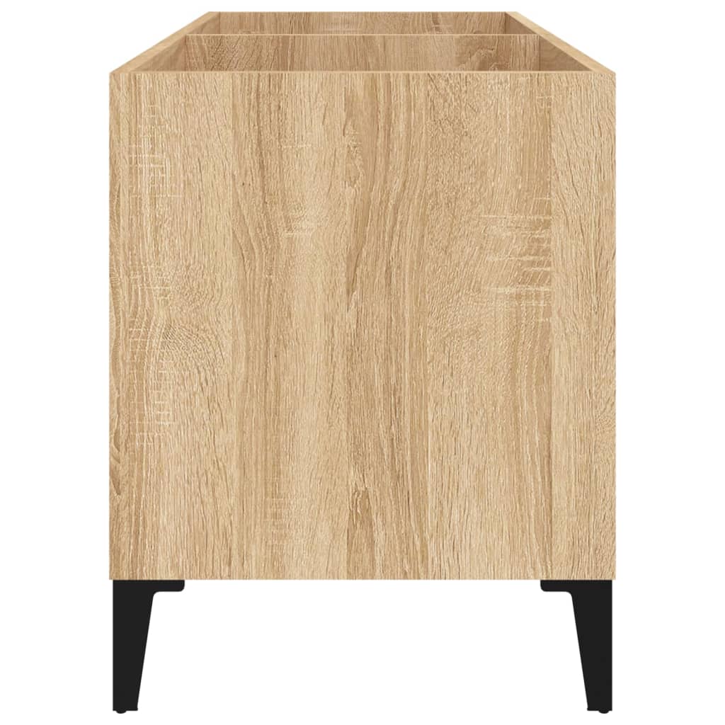 vidaXL Record Cabinet Sonoma Oak 74.5x38x48 cm Engineered Wood