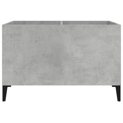 vidaXL Record Cabinet Concrete Grey 74.5x38x48 cm Engineered Wood