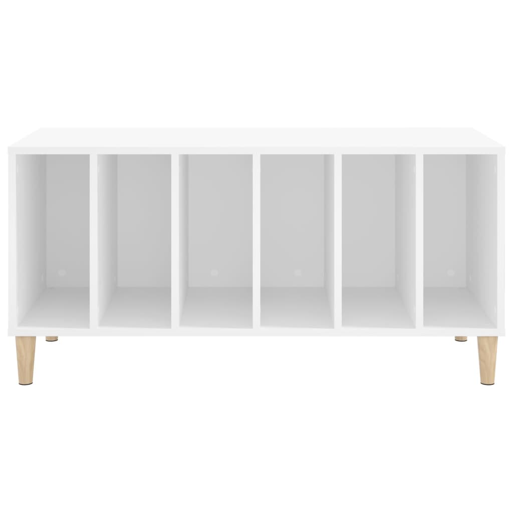 vidaXL Record Cabinet | White | Engineered wood | 100x38x48 cm | Record Cabinet