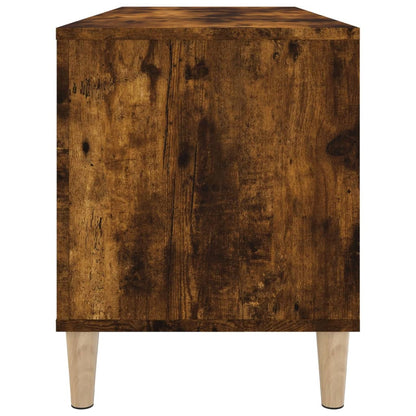 vidaXL Record Cabinet | Smoked Oak | Engineered Wood | Medium | Record Cabinet