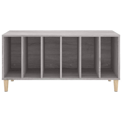 vidaXL Record Cabinet Grey Sonoma 100x38x48 cm Engineered Wood