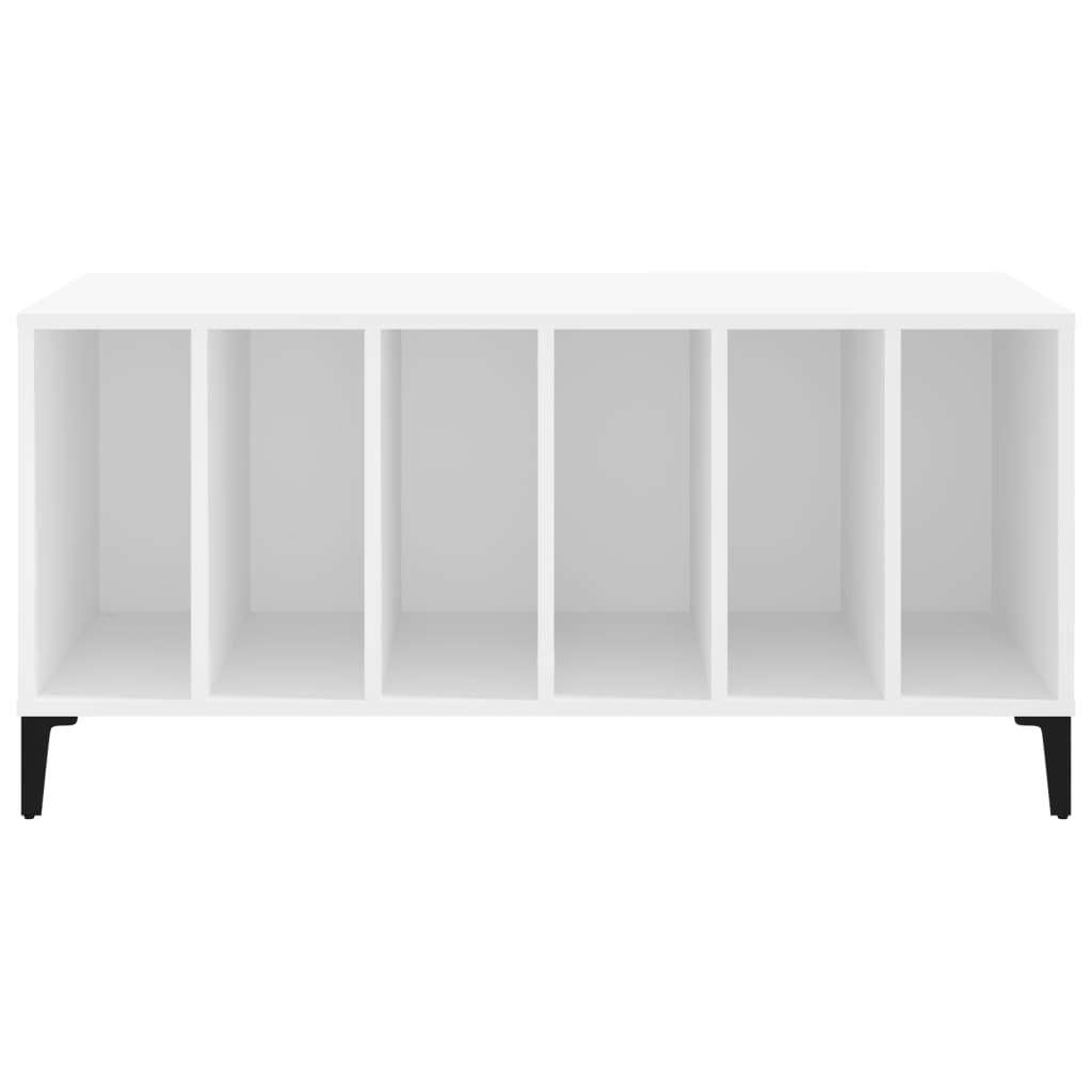 vidaXL Record Cabinet White 100x38x48 cm Engineered Wood