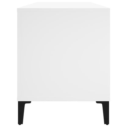 vidaXL Record Cabinet White 100x38x48 cm Engineered Wood