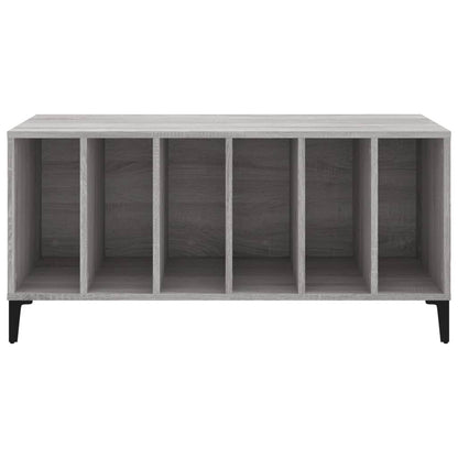 vidaXL Record Cabinet | Grey sonoma | Engineered wood, metal | 100 x 38 x 48 cm